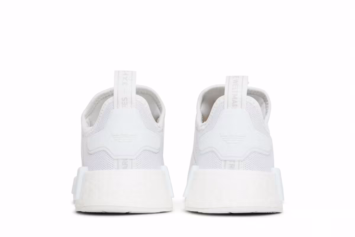 adidas NMD_R1 Refined J White Grey, view 7