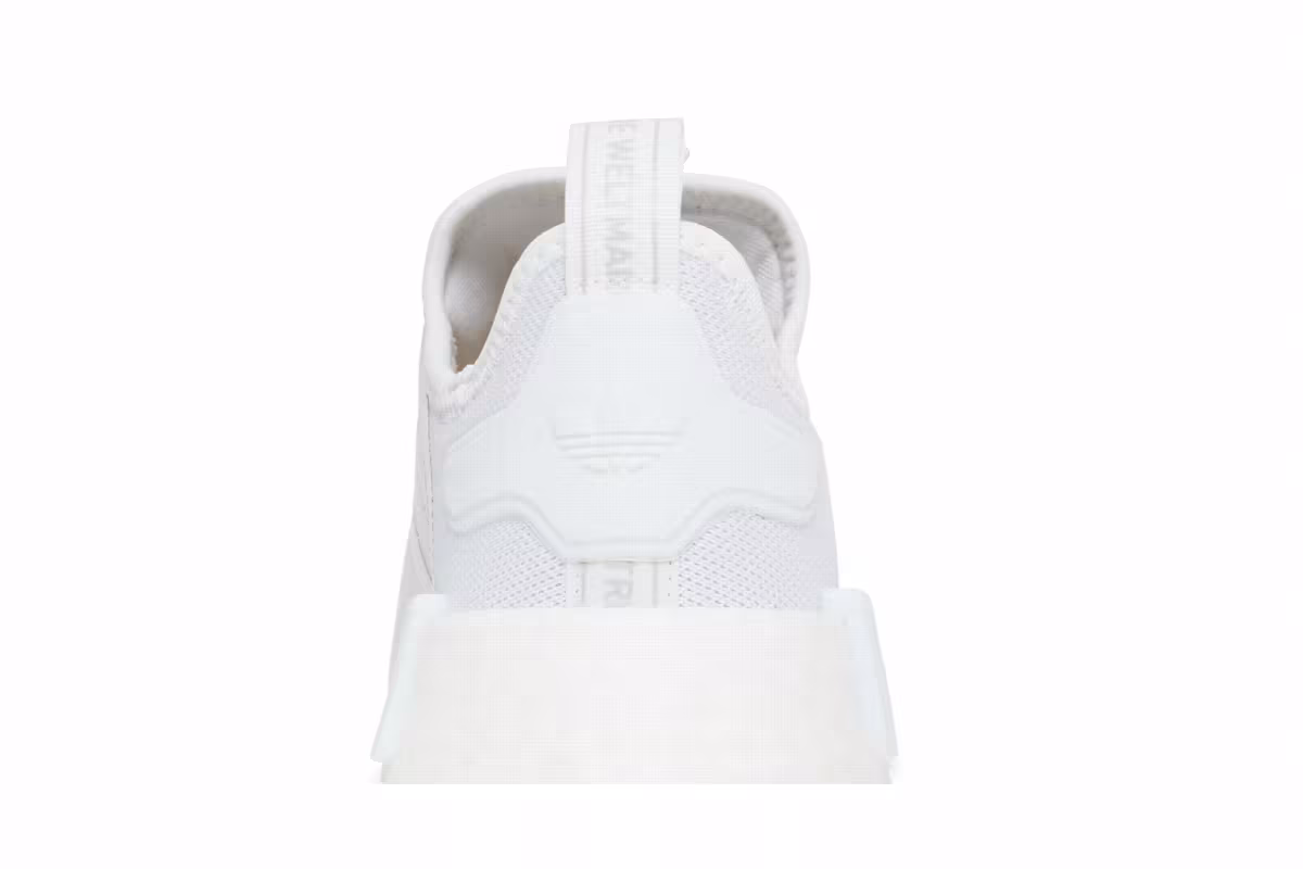 adidas NMD_R1 Refined J White Grey, view 8