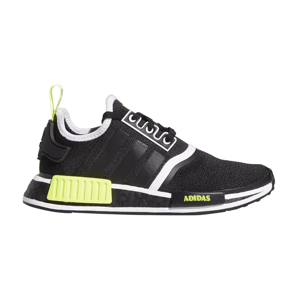 Adidas NMD_R1 Big Kid Black Solar Yellow