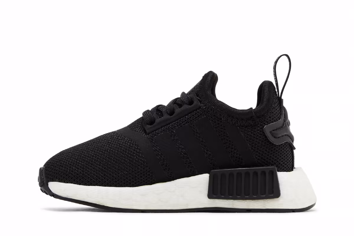 adidas NMD_R1 Refined Infant Black White, view 4