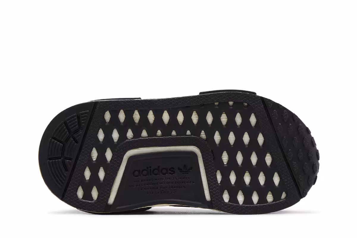 adidas NMD_R1 Refined Infant Black White, view 5