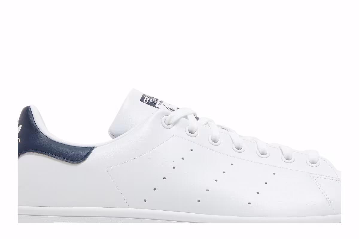 adidas Stan Smith White Collegiate Navy, view 3