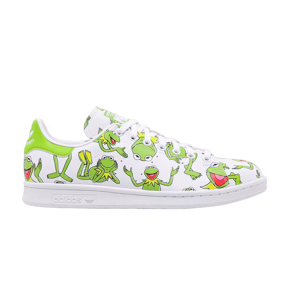 The Muppets x adidas Stan Smith Kermit The Frog Allover Print