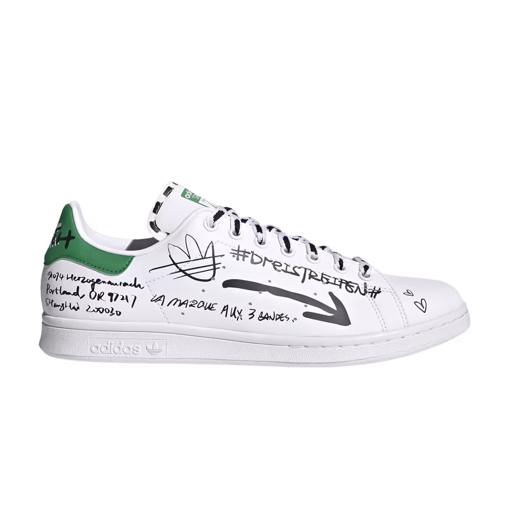 adidas Stan Smith Sharpie Pack - Graffiti White Green
