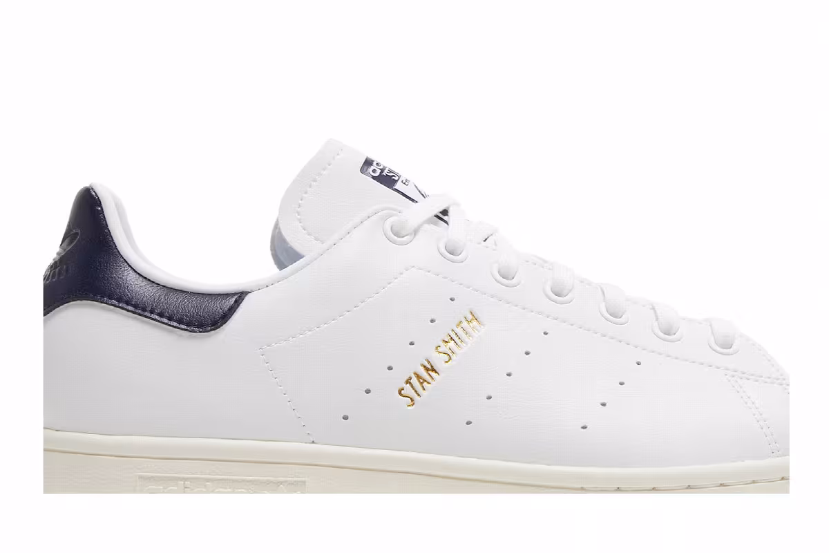 adidas Stan Smith White Collegiate Navy, view 3