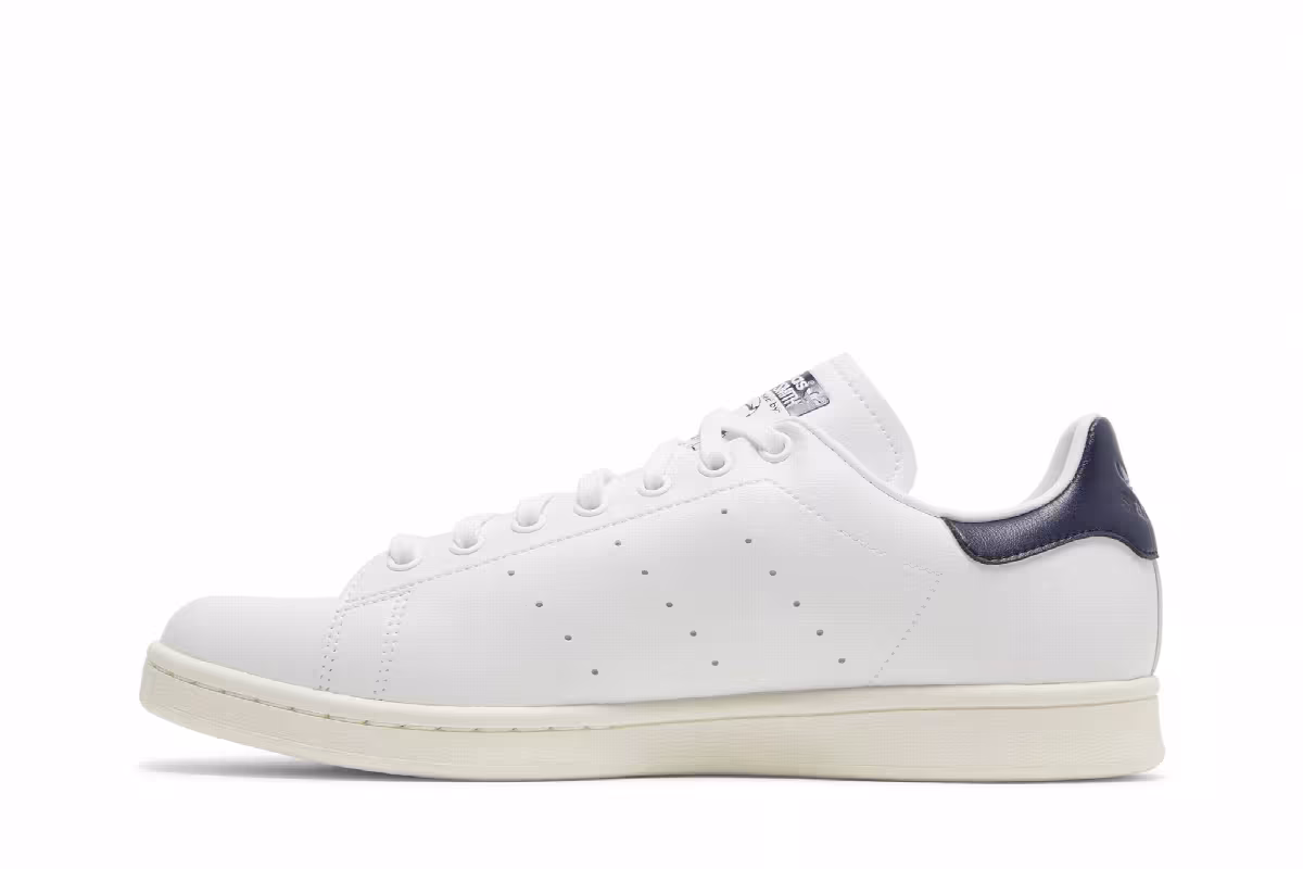 adidas Stan Smith White Collegiate Navy, view 4