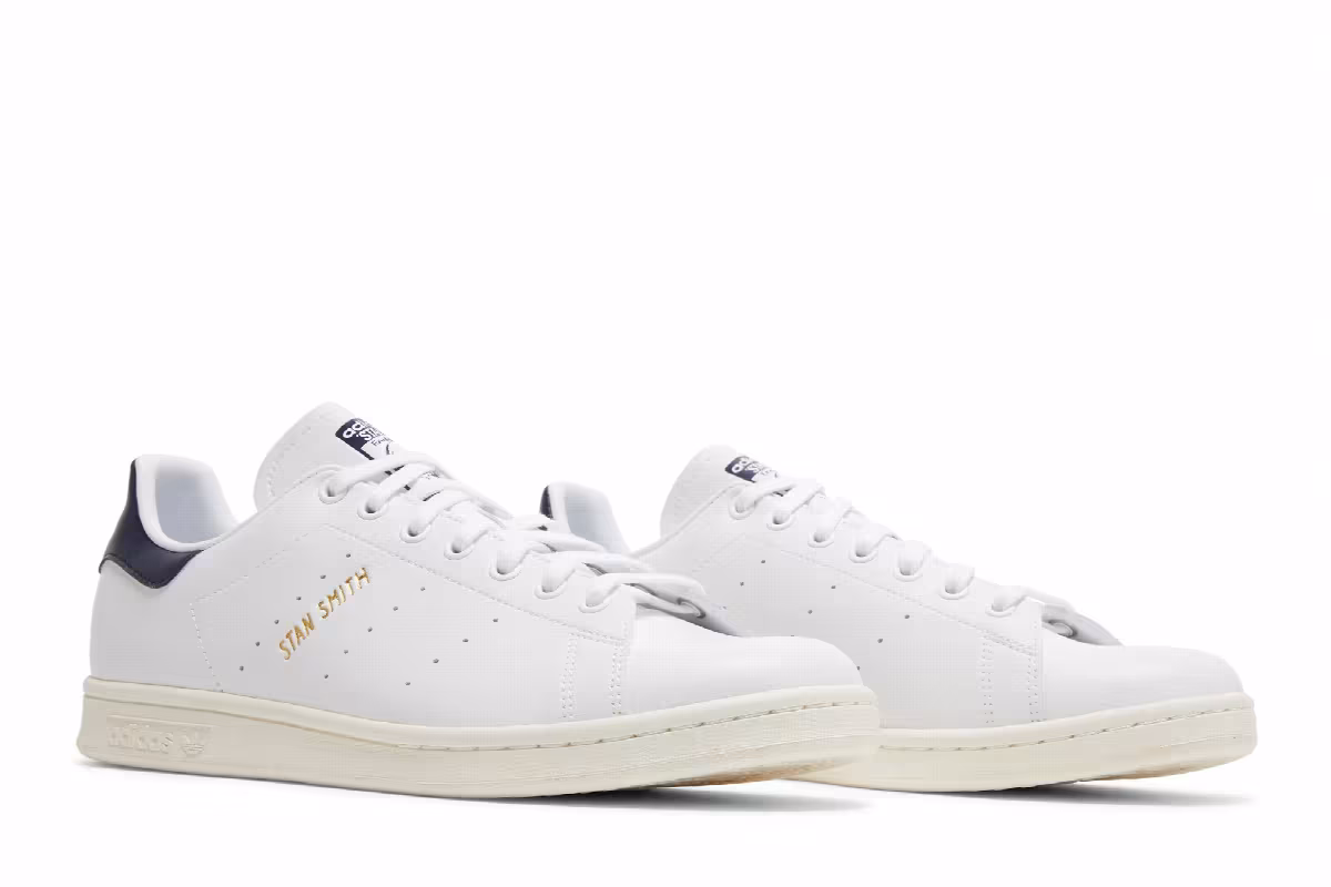 adidas Stan Smith White Collegiate Navy, view 9