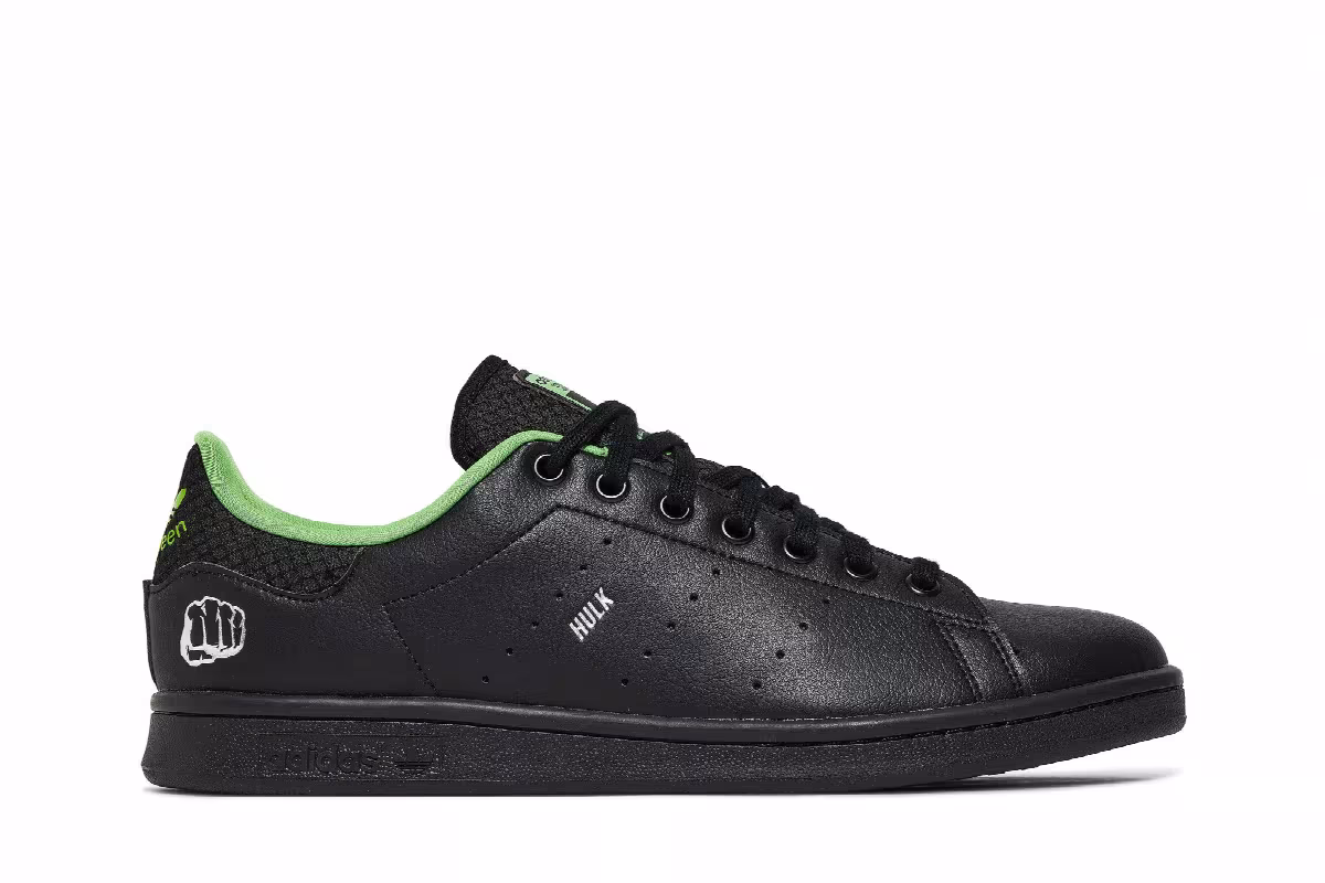 Marvel x adidas Stan Smith Hulk, view 2