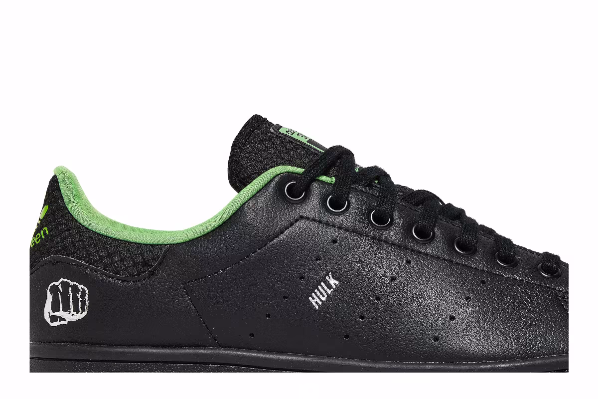 Marvel x adidas Stan Smith Hulk, view 3