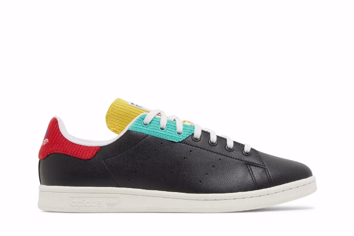 Adidas Stan Smith Black Multi, view 2