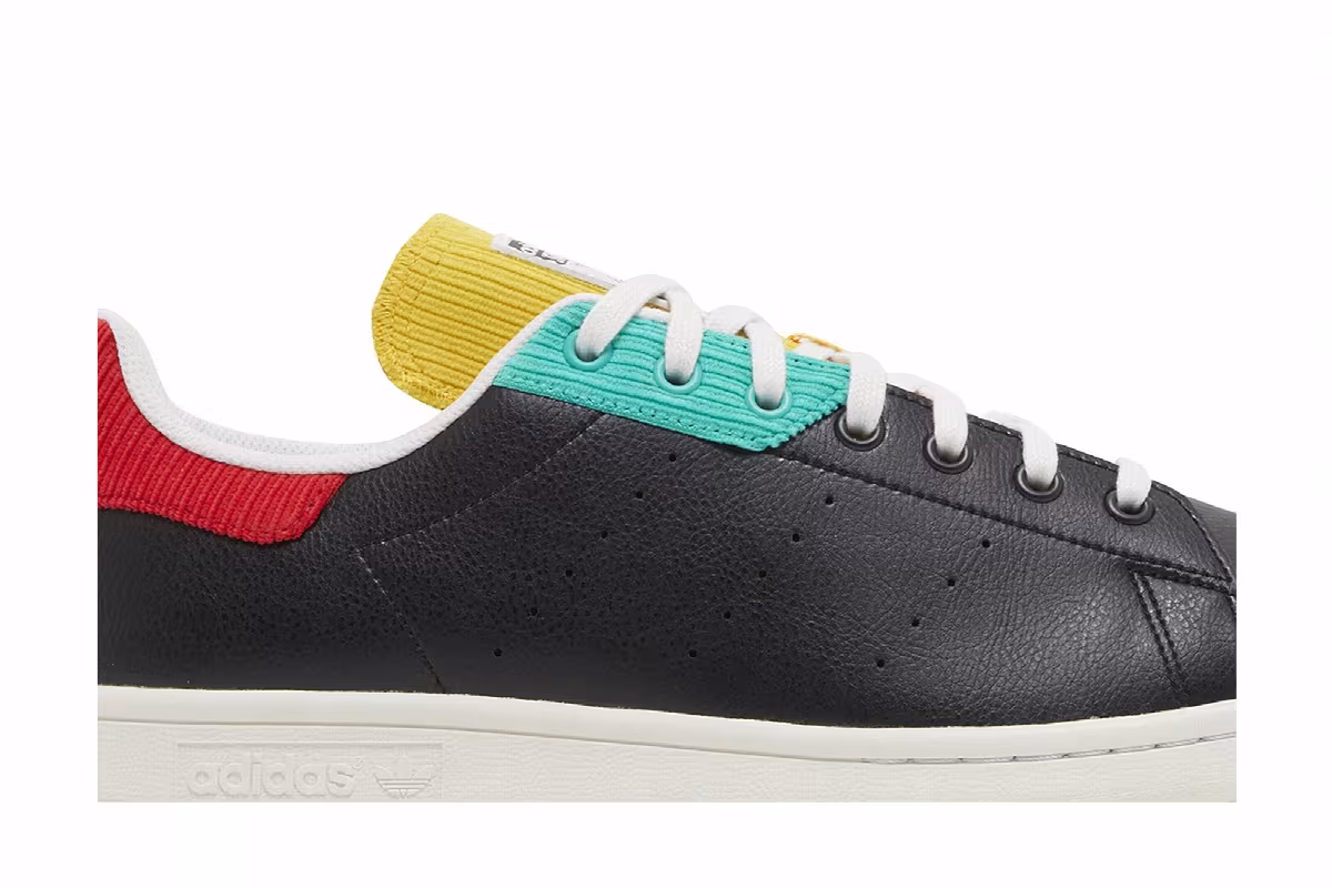 Adidas Stan Smith Black Multi, view 3