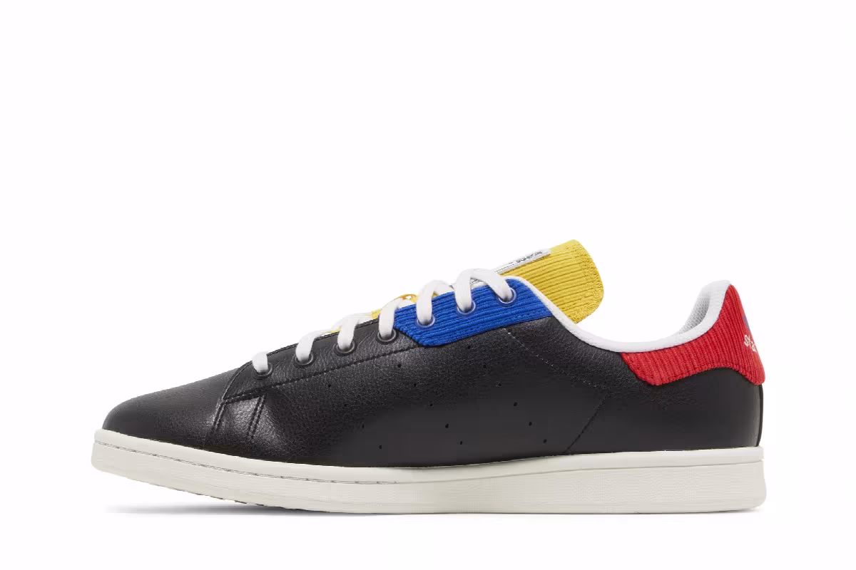 Adidas Stan Smith Black Multi, view 4