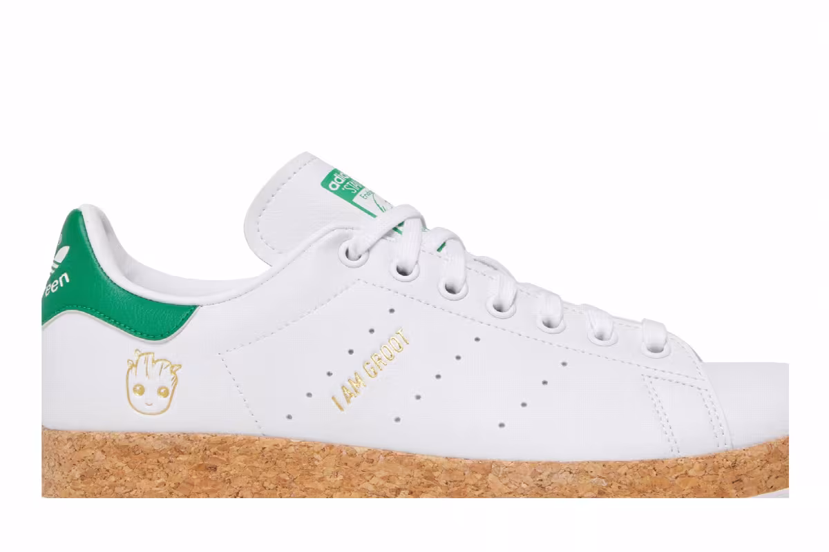 Marvel x adidas Stan Smith I Am Groot, view 3