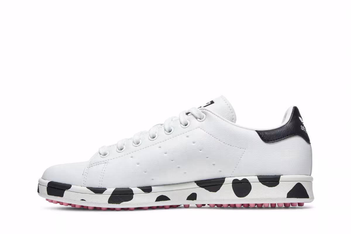 Adidas Stan Smith Primegreen LE Spikeless Golf Cow Print, view 4