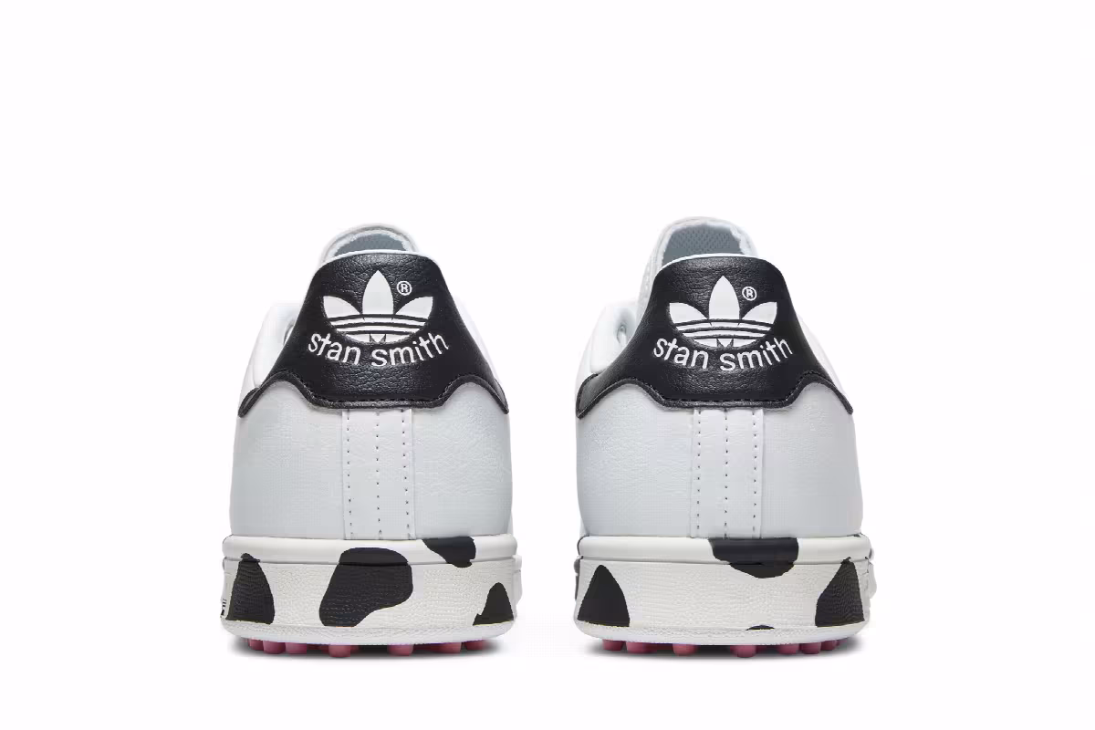 Adidas Stan Smith Primegreen LE Spikeless Golf Cow Print, view 7