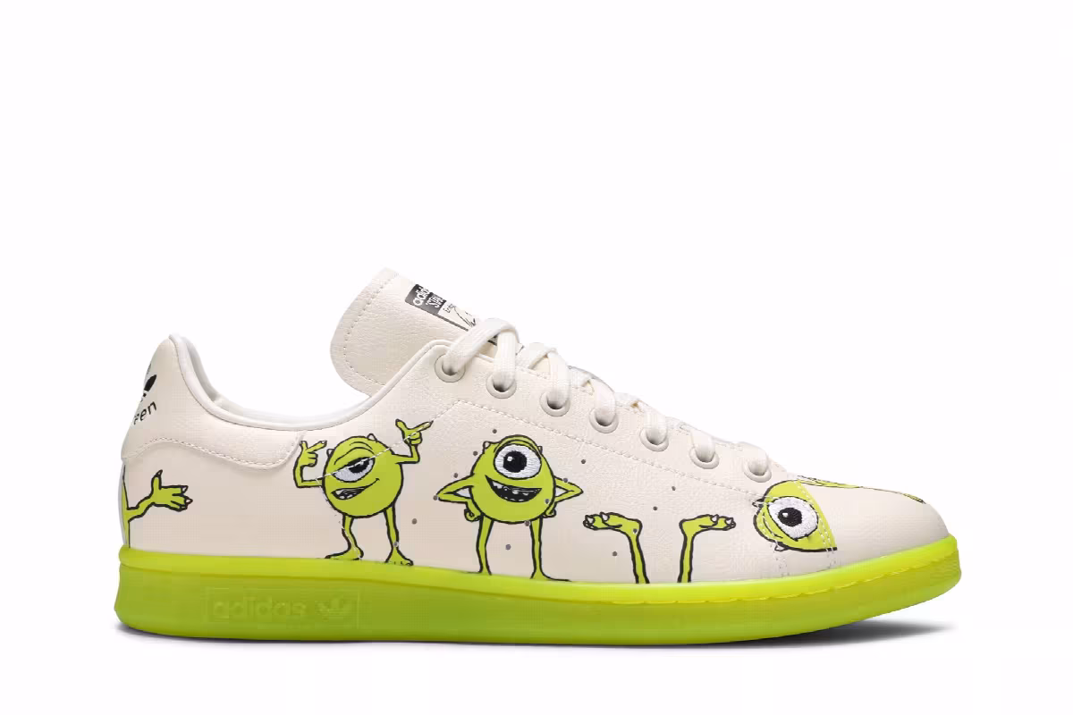 Monsters Inc. x adidas Stan Smith Mike Wazowski, view 2