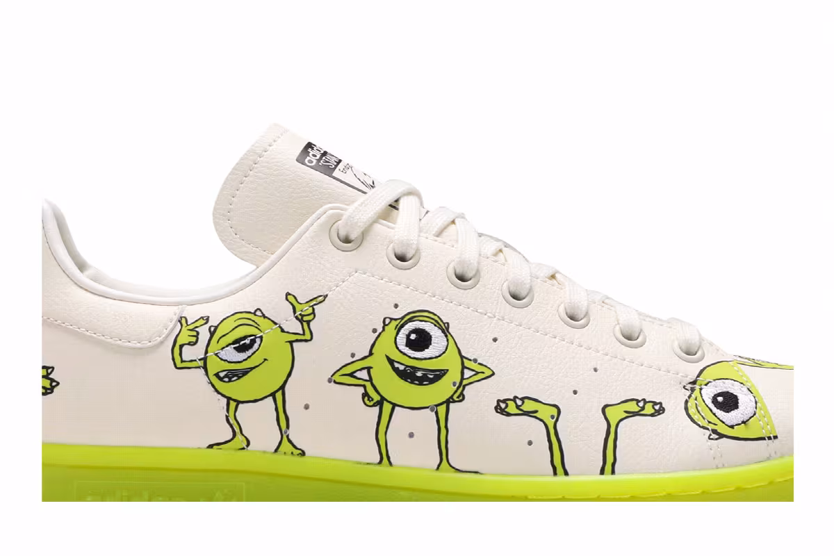 Monsters Inc. x adidas Stan Smith Mike Wazowski, view 3