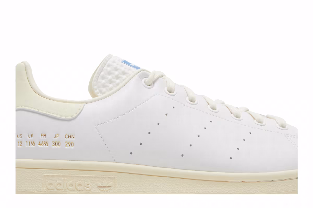 Adidas Stan Smith White Blue Bird, view 3