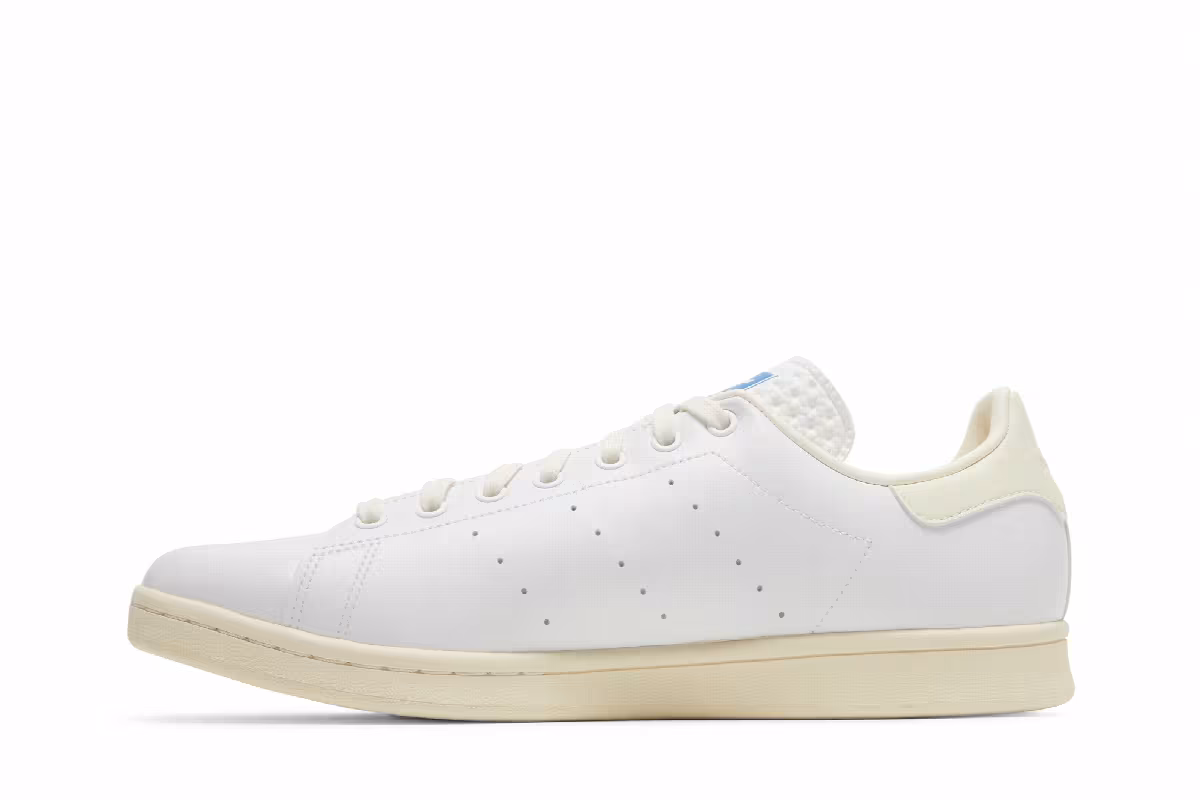 Adidas Stan Smith White Blue Bird, view 4