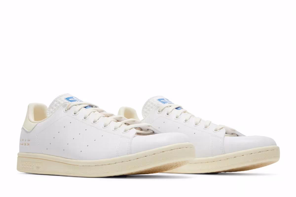 Adidas Stan Smith White Blue Bird, view 9