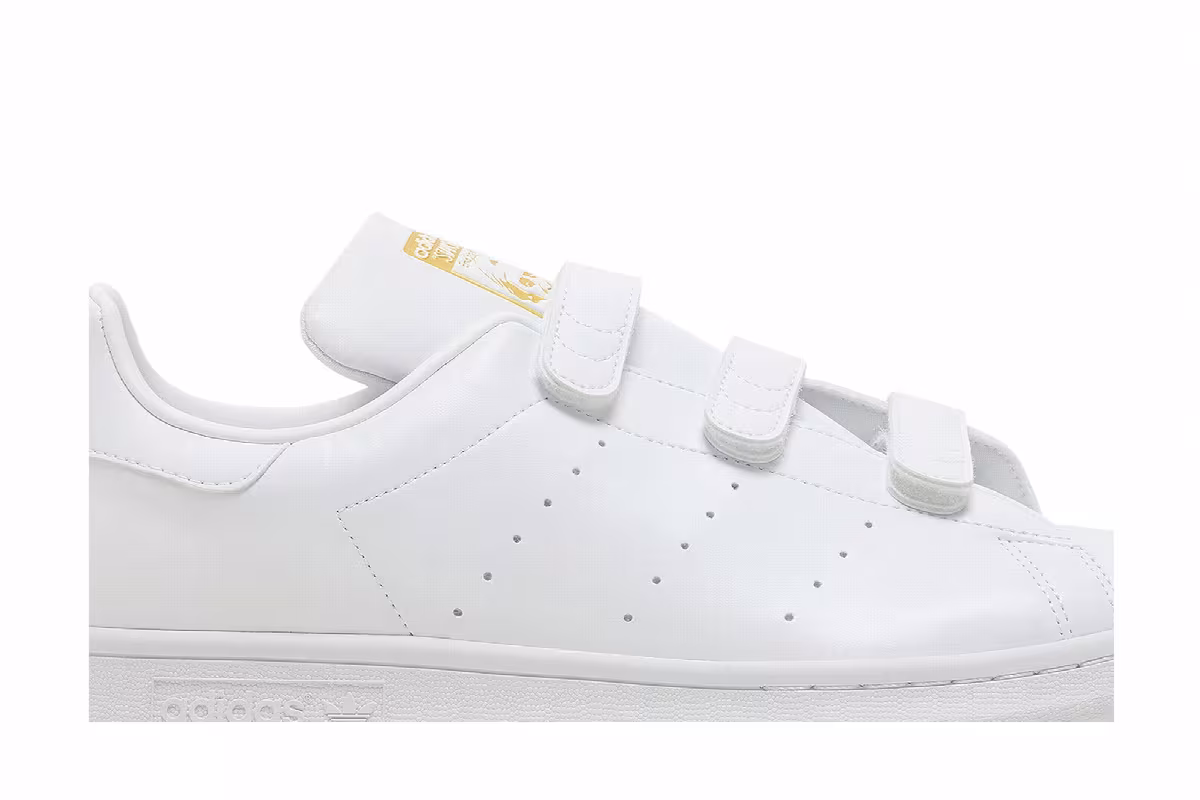 adidas Stan Smith White Gold Metallic, view 3