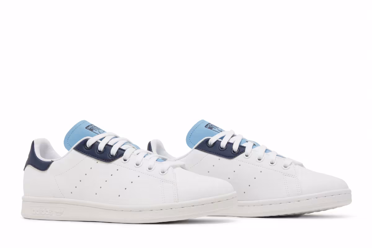 Adidas Stan Smith White Collegiate Navy, view 9