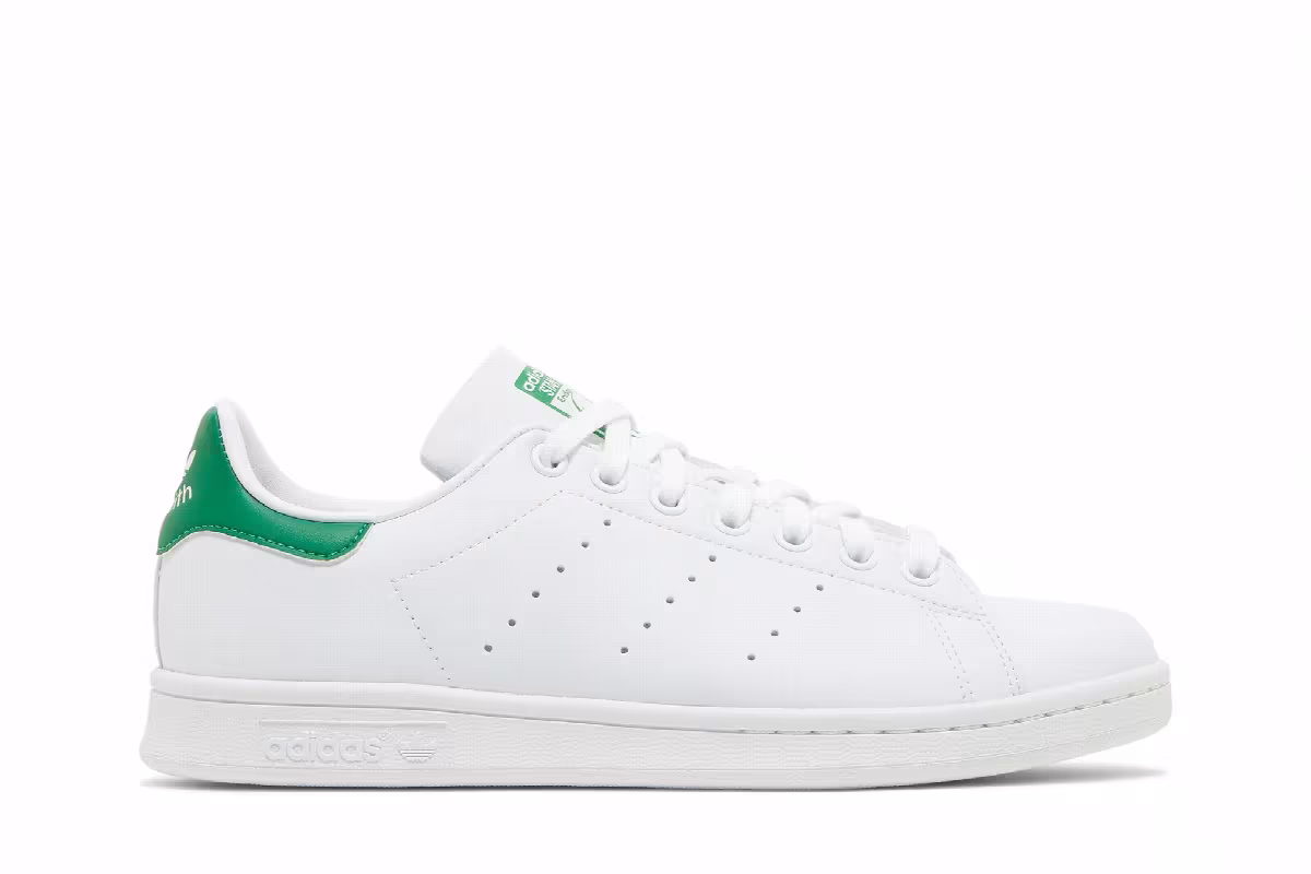 adidas Women's Stan Smith Primegreen White Green, view 2