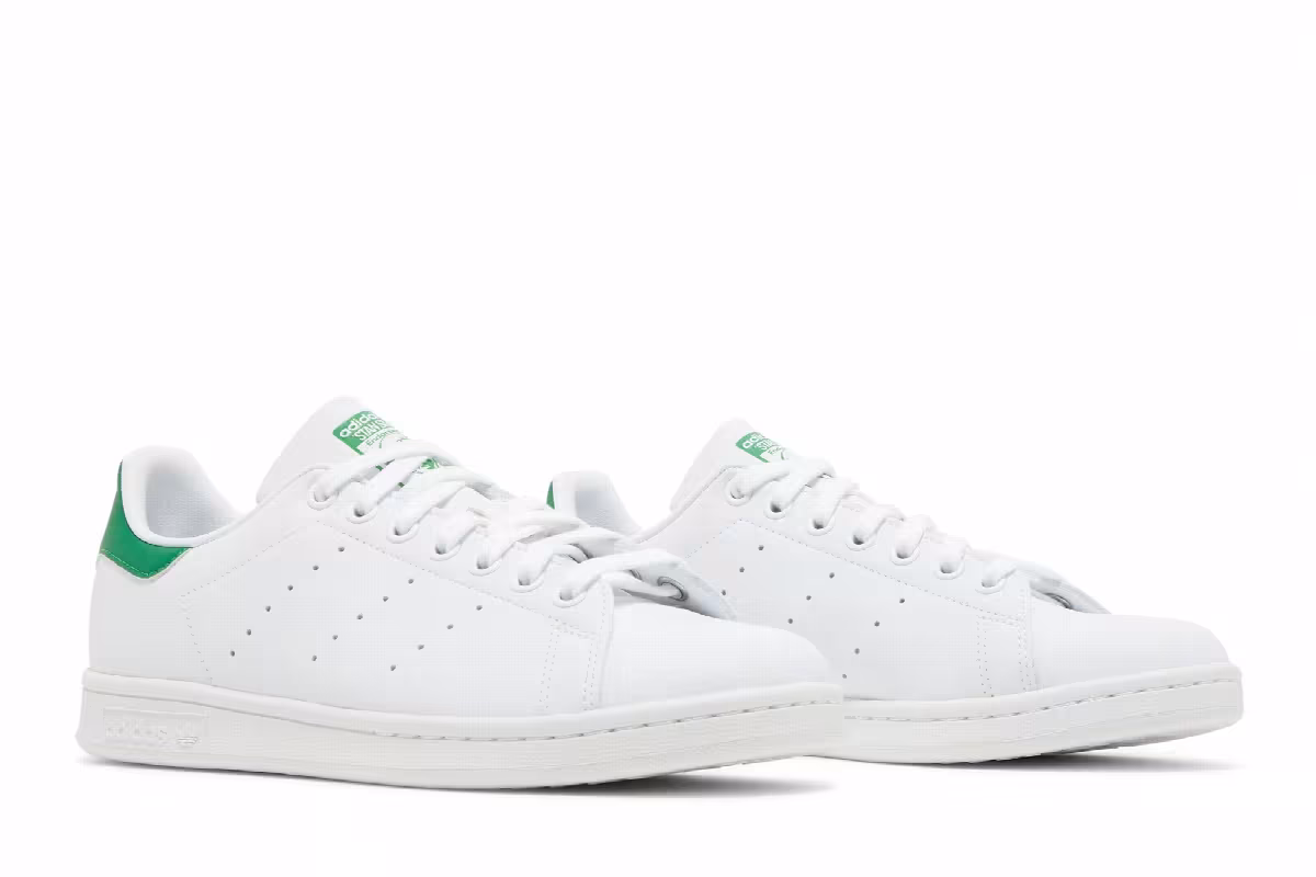 adidas Women's Stan Smith Primegreen White Green, view 9