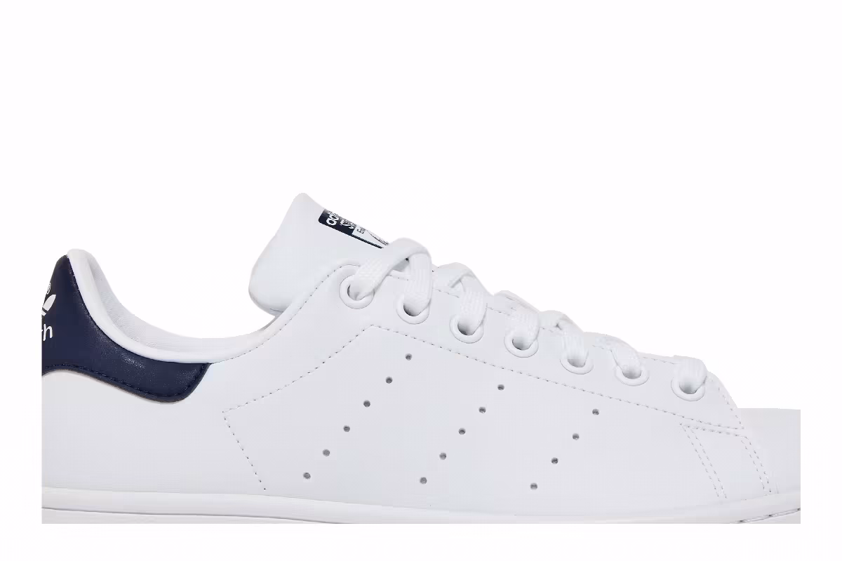 adidas Women's Stan Smith Primegreen White Collegiate Navy, view 3