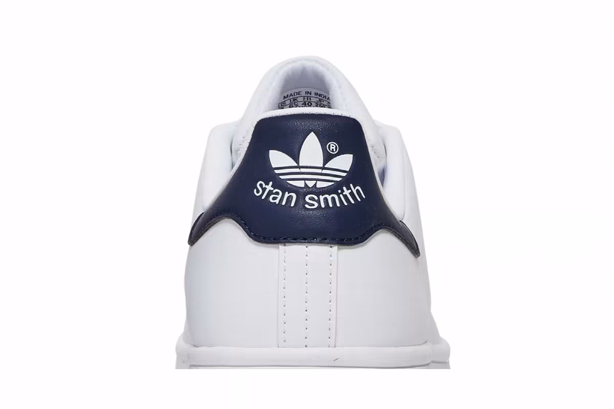 adidas Women's Stan Smith Primegreen White Collegiate Navy, view 8