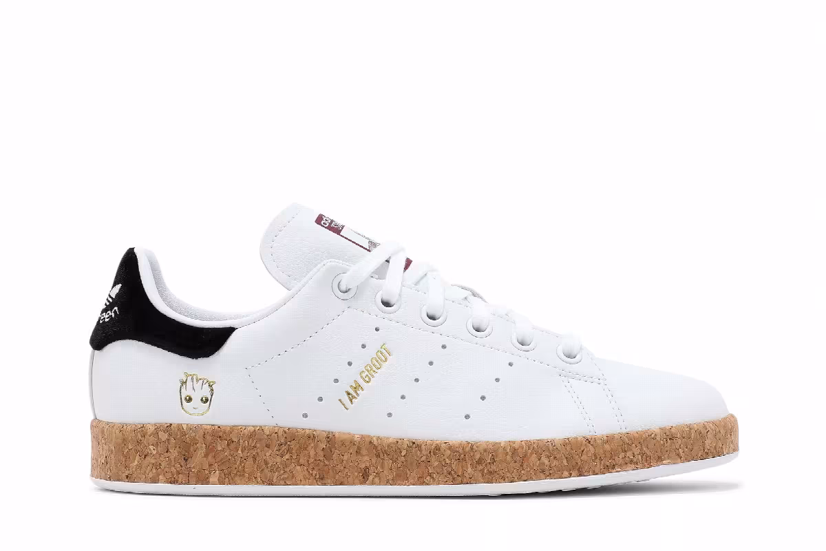 Marvel x adidas Women's Stan Smith I Am Groot, view 2
