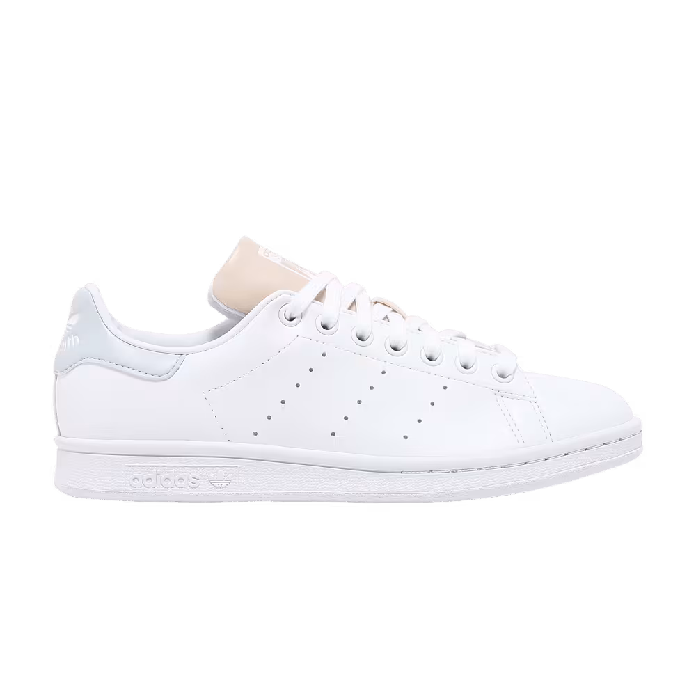Adidas Women's Stan Smith White Ivory Blue