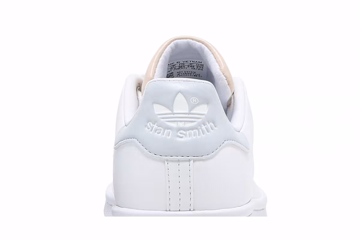 Adidas Women's Stan Smith White Ivory Blue, view 8