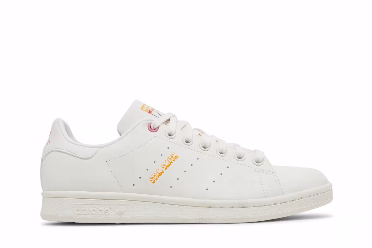 Adidas Women's Stan Smith White Crew Orange, view 2