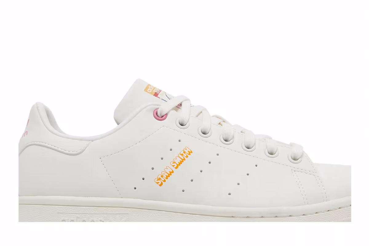 Adidas Women's Stan Smith White Crew Orange, view 3