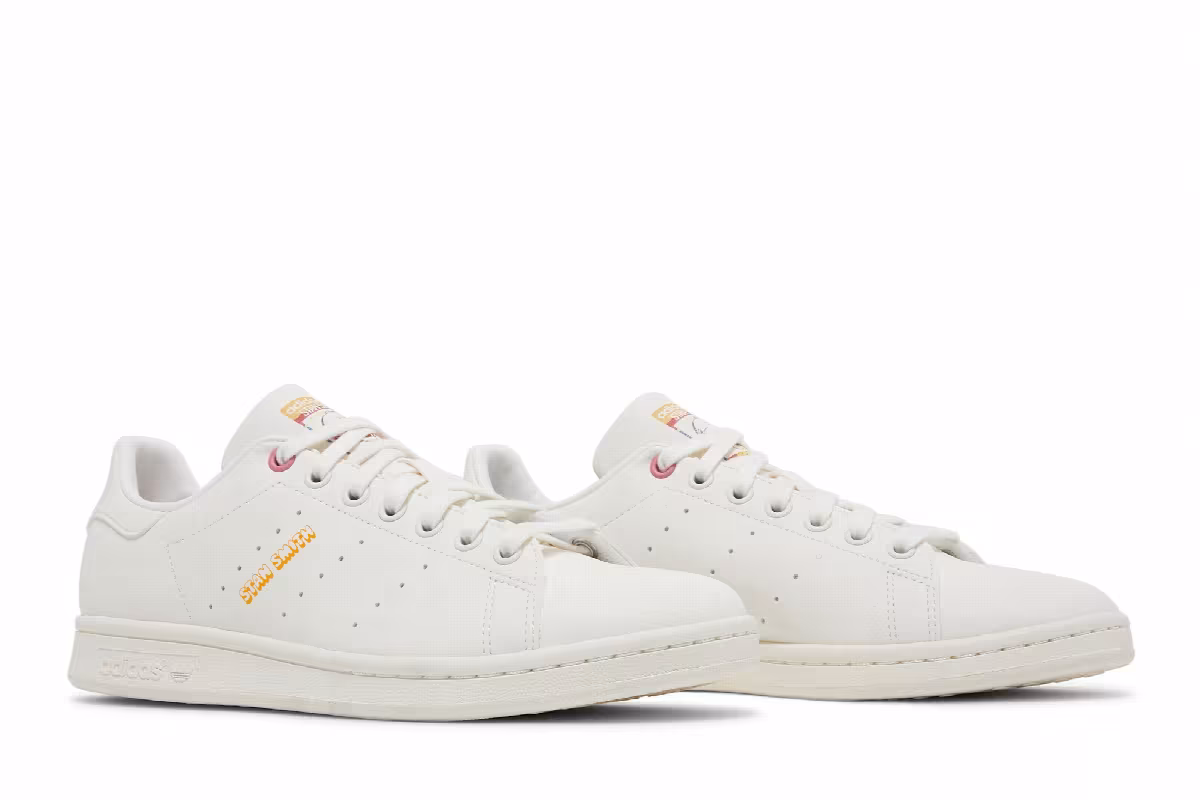 Adidas Women's Stan Smith White Crew Orange, view 9
