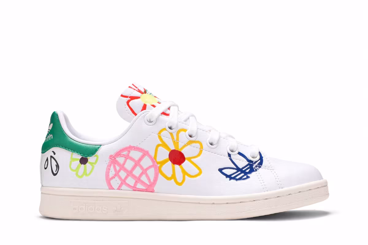 adidas Women's Stan Smith Large Doodles, view 2