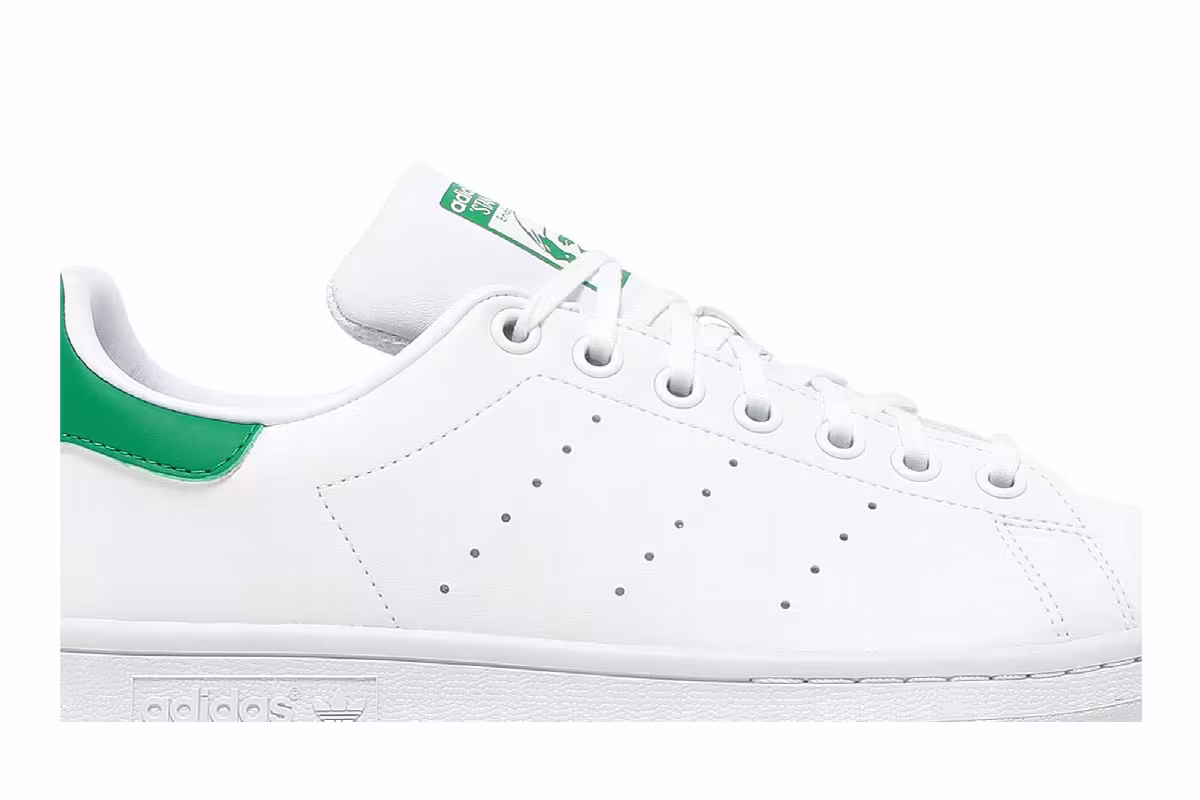 adidas Stan Smith Primegreen Big Kid White Green, view 3