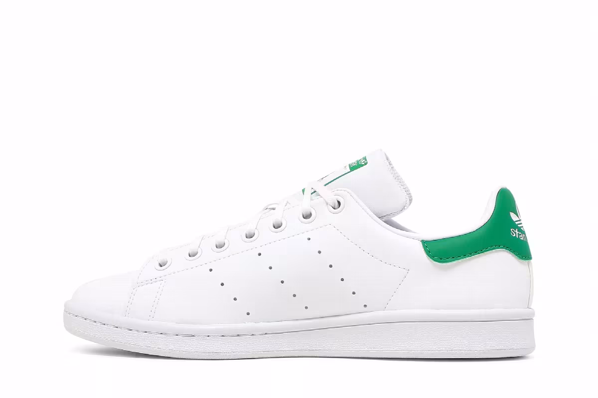 adidas Stan Smith Primegreen Big Kid White Green, view 4