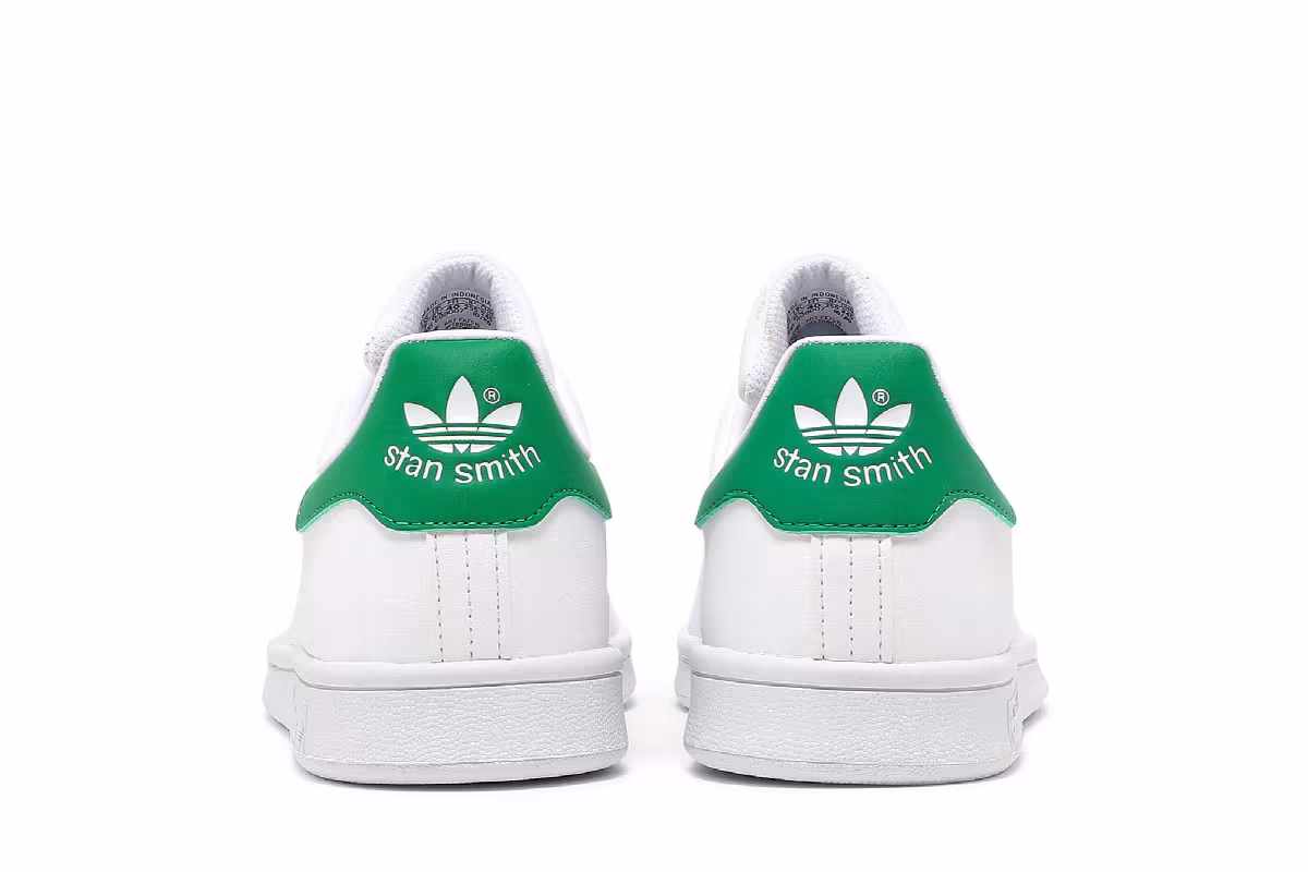 adidas Stan Smith Primegreen Big Kid White Green, view 7