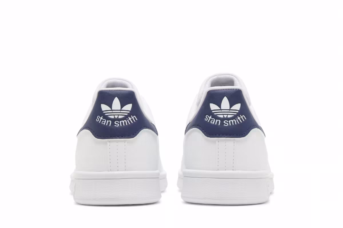 adidas Stan Smith J White Dark Blue, view 7