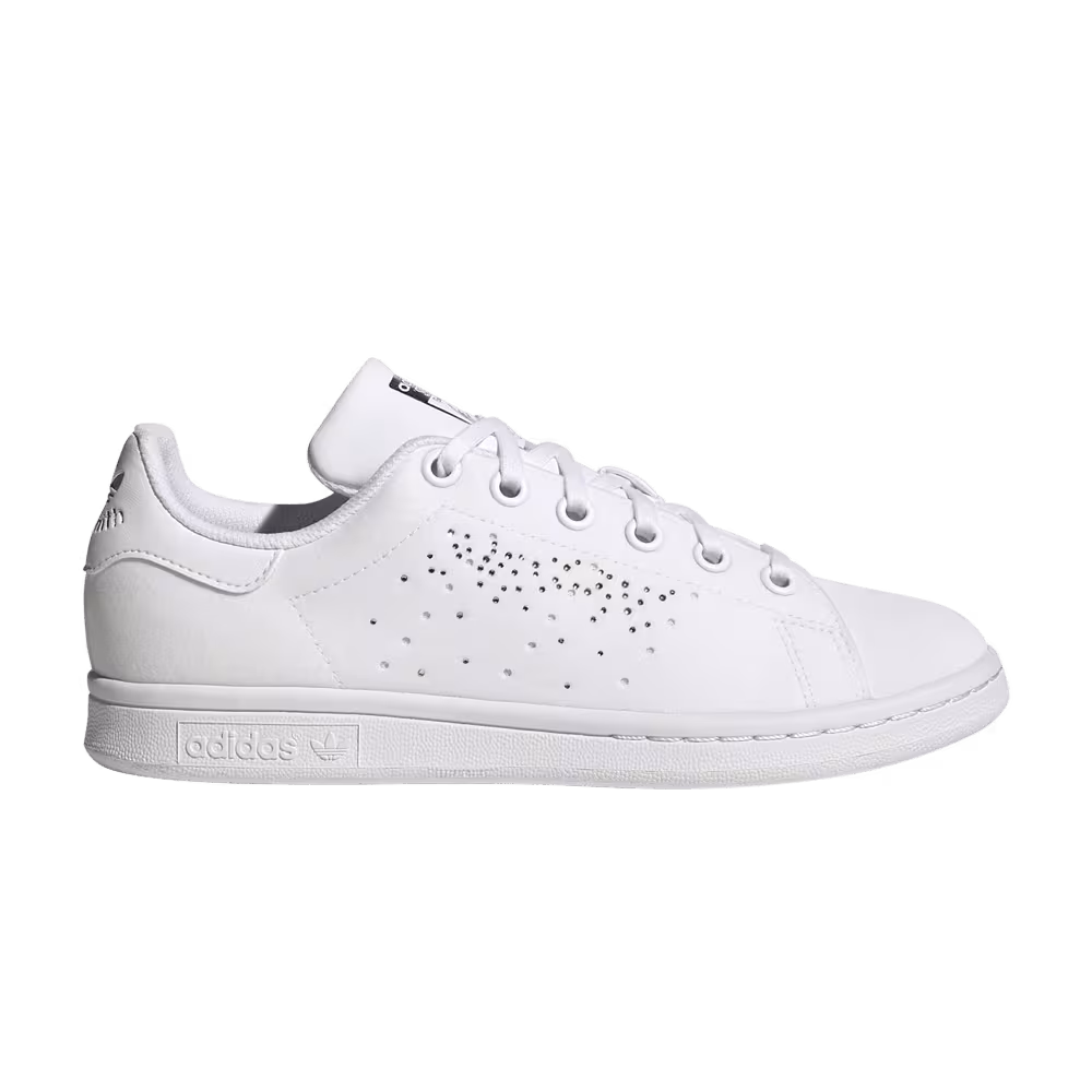 Adidas Stan Smith J White Sparkle