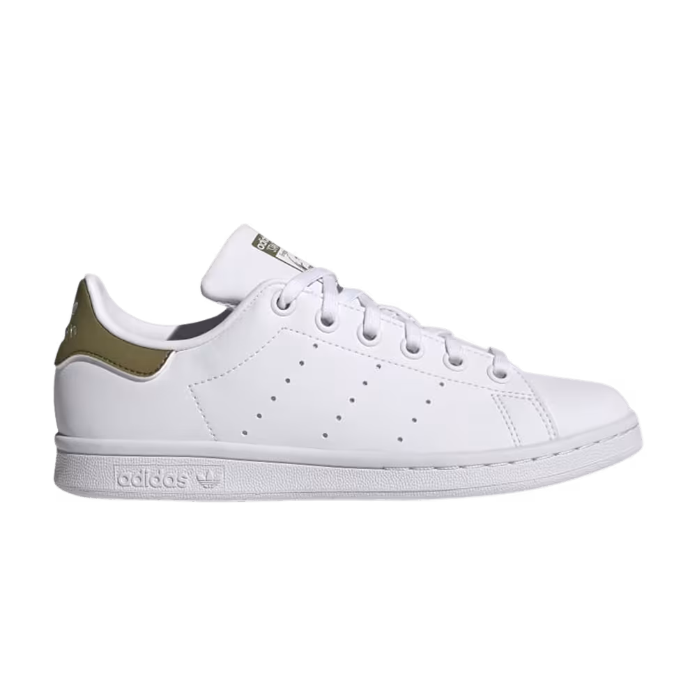 Adidas Stan Smith J White Wild Moss
