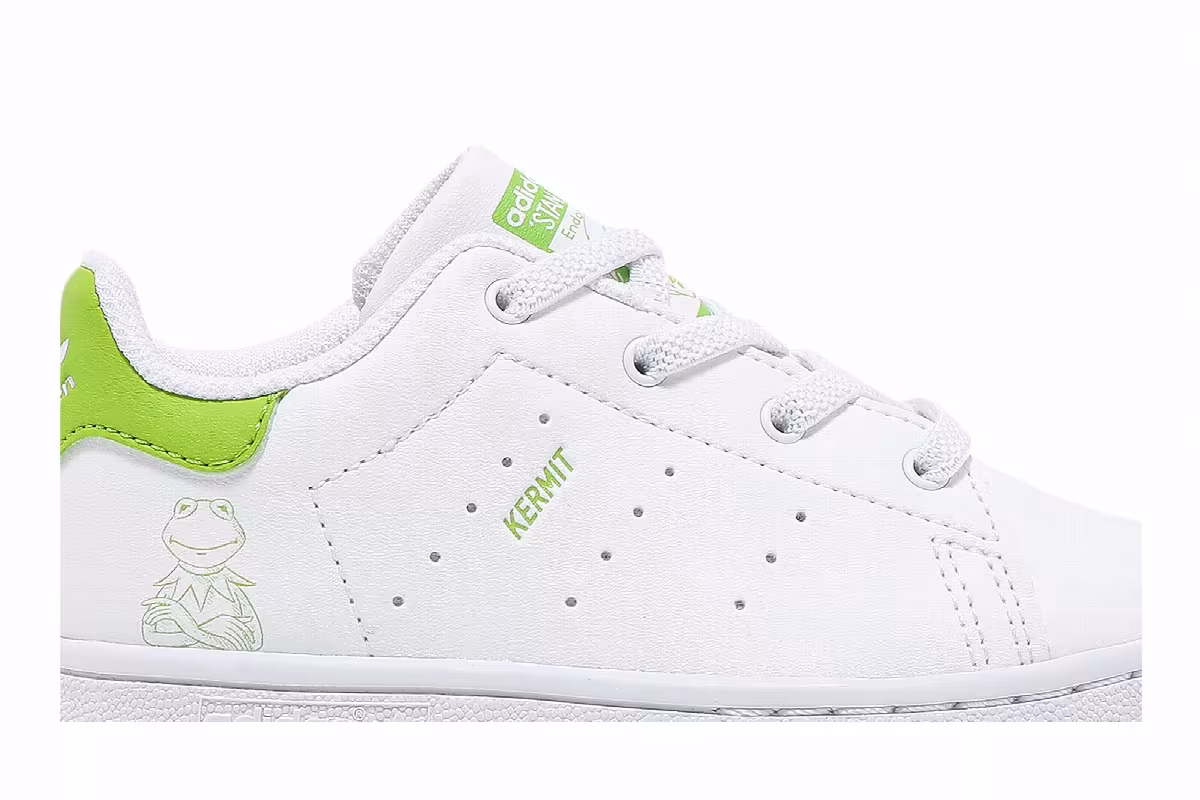 The Muppets x adidas Stan Smith Infant Kermit The Frog, view 3