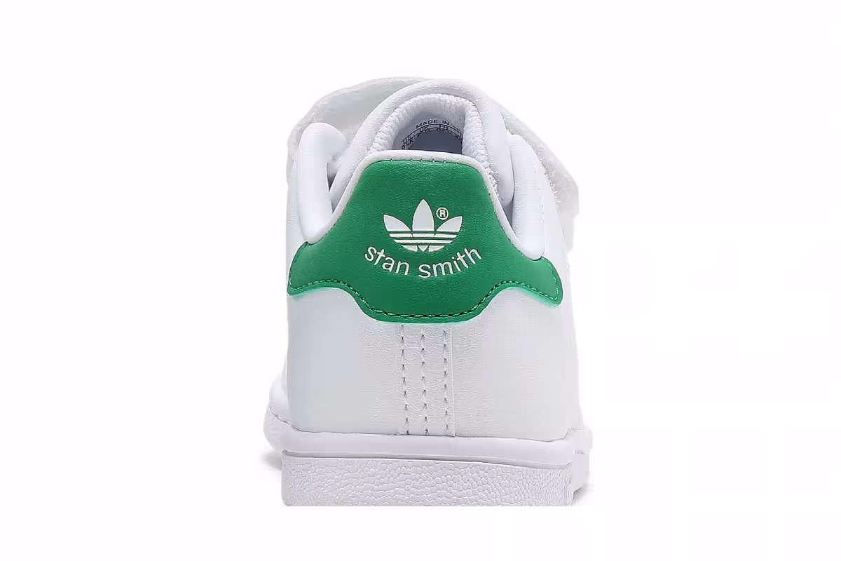 adidas Stan Smith Primegreen Infant White Green, view 8