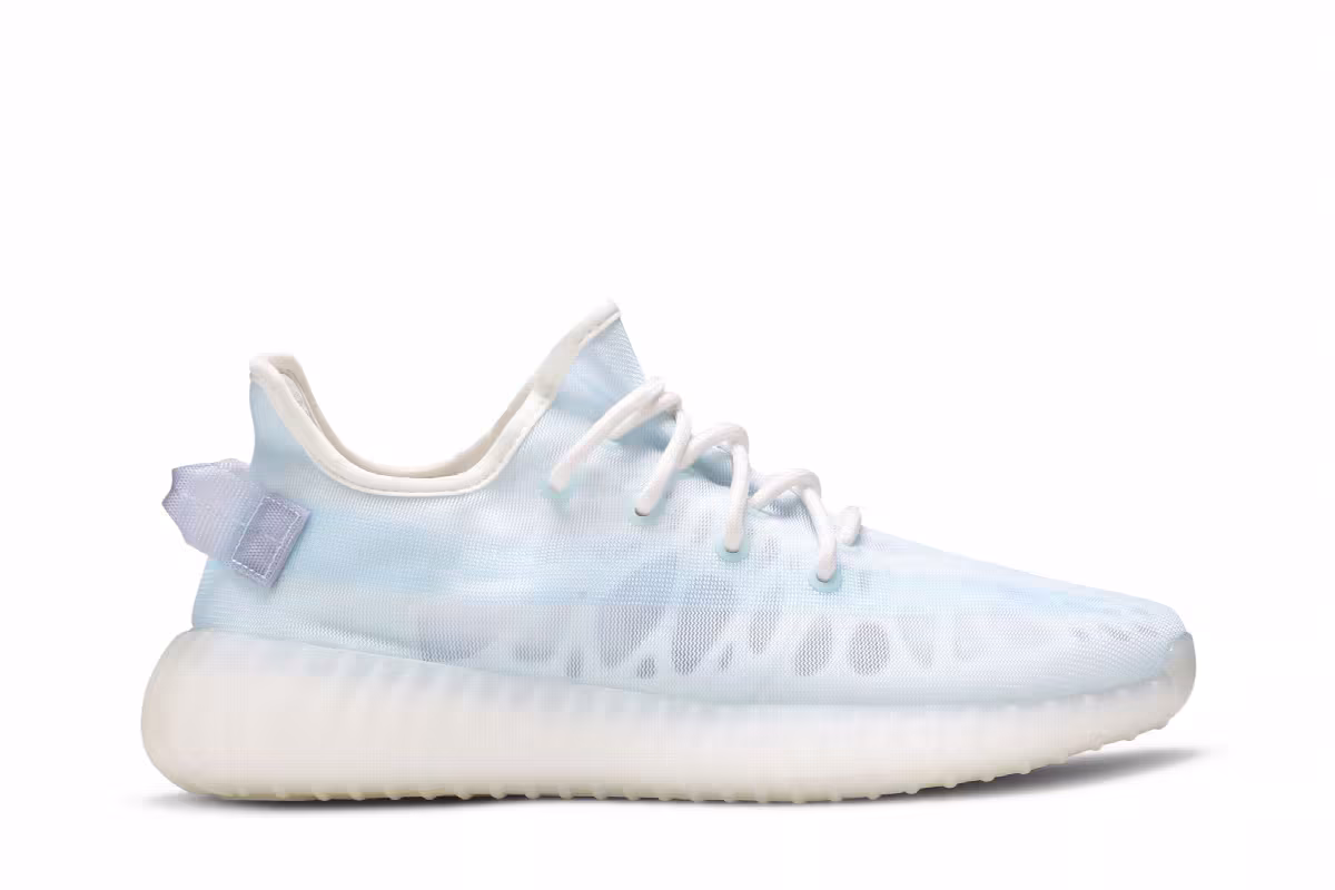 adidas Men's Yeezy Boost 350 V2 Mono Ice, view 2