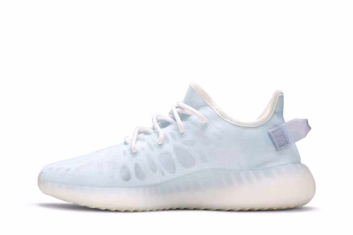 adidas Men's Yeezy Boost 350 V2 Mono Ice, view 4