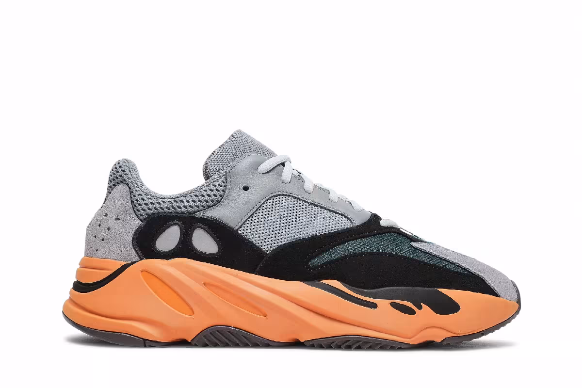 adidas Men's Yeezy Boost 700 Wash Orange, view 2