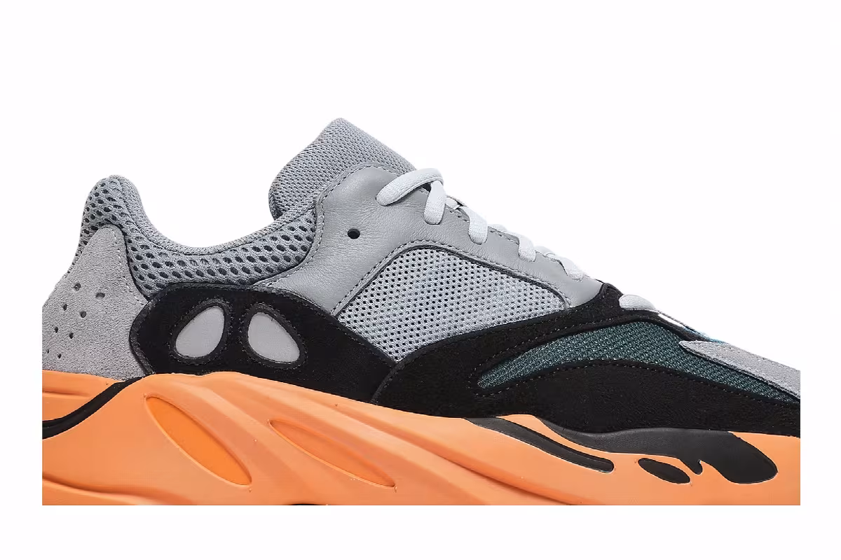 adidas Men's Yeezy Boost 700 Wash Orange, view 3