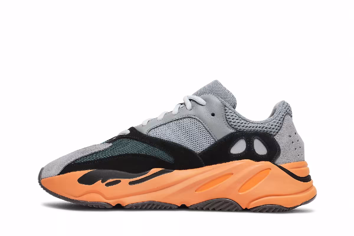 adidas Men's Yeezy Boost 700 Wash Orange, view 4